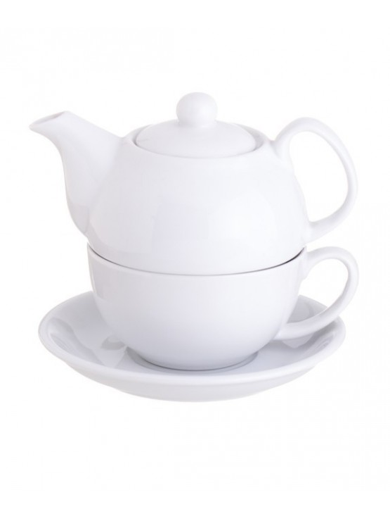 Bule com Chávena e Pires