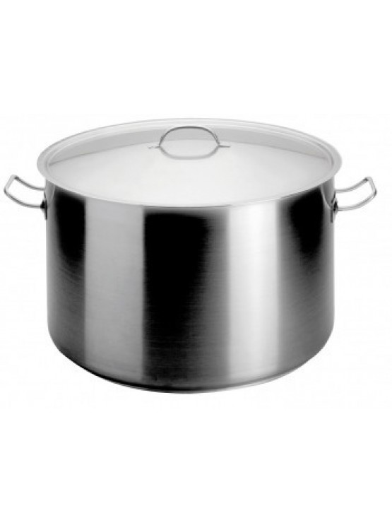 Caçarola Alta Industrial C/Tampa Inox 26cm 8,3Ltr. | ARTAME
