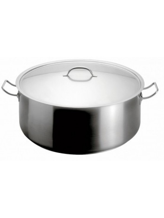 Caçarola Industrial C/Tampa Inox 26cm 5,2Ltr. | ARTAME