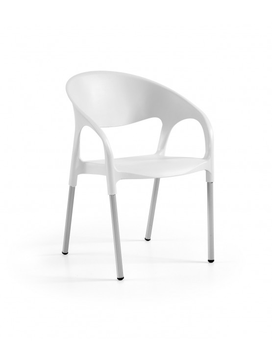 Cadeira Luna Pernas Alumínio