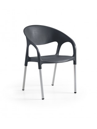 Cadeira Luna Pernas Alumínio