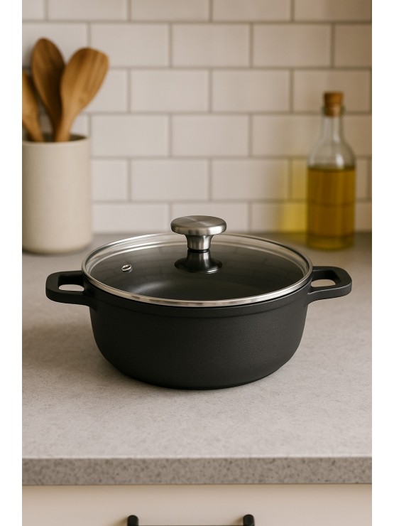  Caçarola Antiaderente 28cm  Black Series