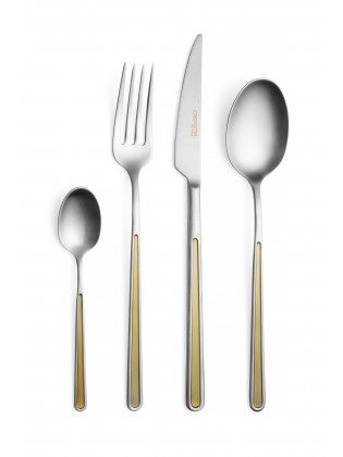 HAVANA MATE OURO Faqueiro 24 Peças