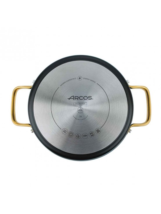 Panela Preta 28cm ARCOS Série SAMOA ICONIC