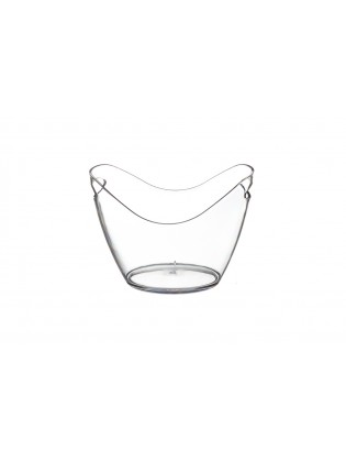 Balde Gelo Gôndola Acrílico Transparente 4L