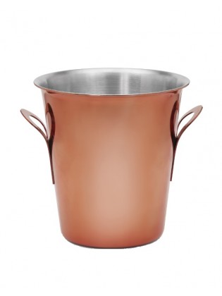 Balde Gelo Inox Cobre
