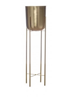 Vaso Metal Com Suporte - Grande