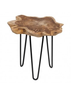 Mesa de Apoio de Madeira 50X50X46CM