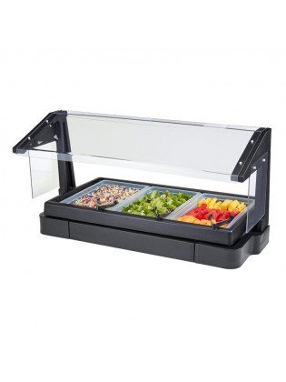 Buffet Bar Com Proteção - Capacidade 3 Tabuleiros 