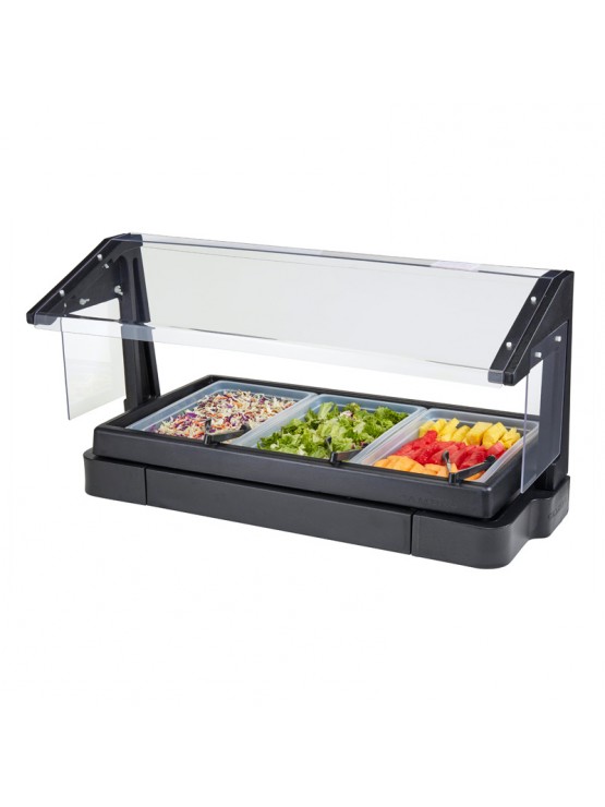 Buffet Bar Com Proteção - Capacidade 3 Tabuleiros 