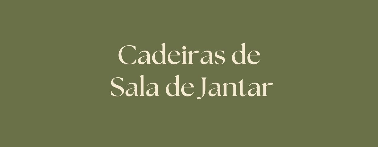 Cadeiras de Sala de Jantar