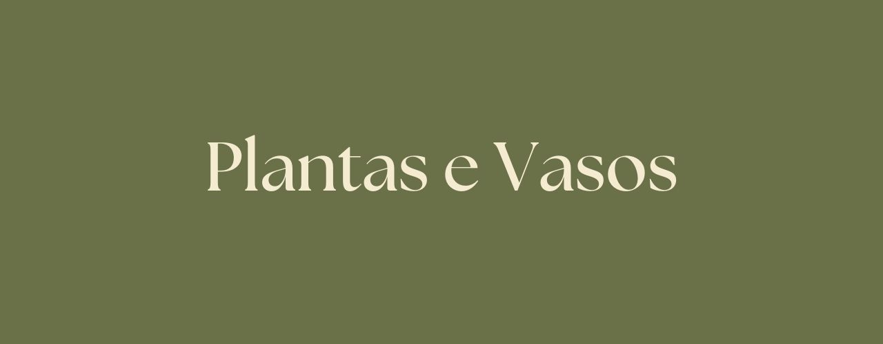 Plantas e Vasos