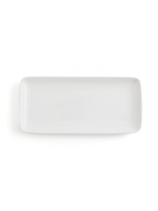 Travessa Branca Porcelana 30x16 cm