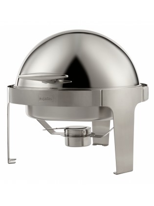 Rechaud - Banho Maria Redondo com Tampa Roll Top 