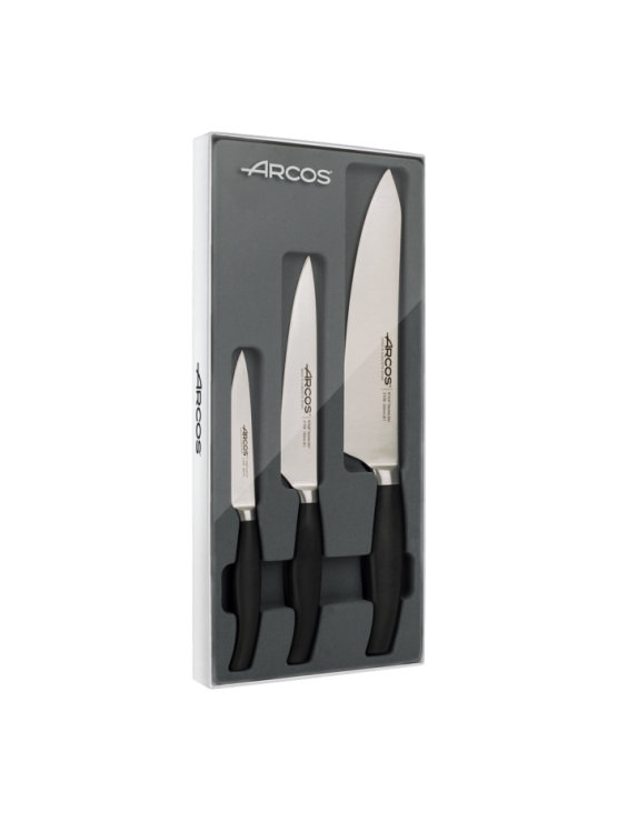 Conjunto 3 Facas Iniciação à Cozinha ARCOS Série CLARA