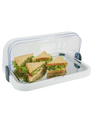 Expositor Alimentar 1 nível com Tampa