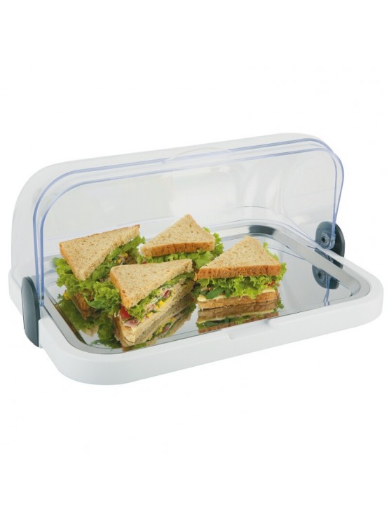 Expositor Alimentar 1 nível com Tampa