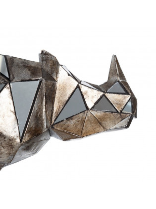 Figura Rinoceronte Prata