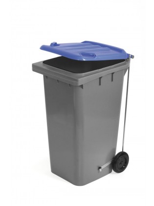 Recipiente / Container Lixo 240L C/Rodas + Pedal DOMPLEX