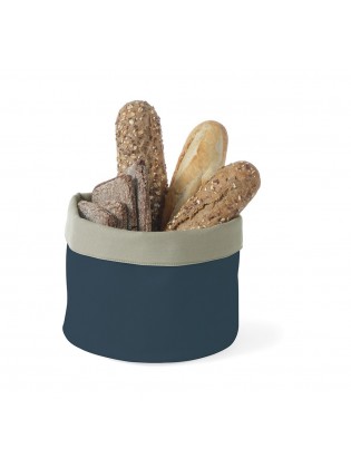 Saco Pão Redondo Algodão Azul