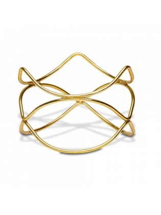 Suporte De Buffet Dourado Ø 21 cm