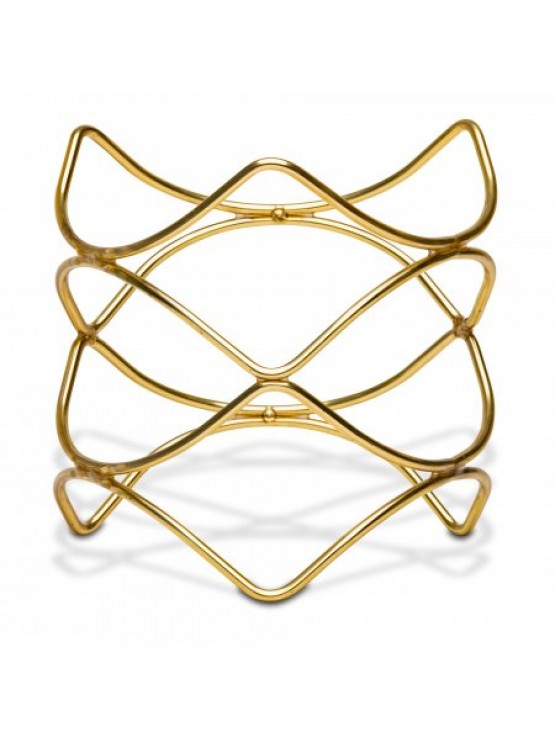 Suporte De Buffet Dourado Ø 21 cm 