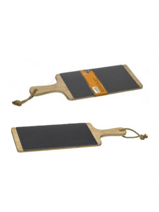 Tábua Bambu C/Xisto - 38x13cm