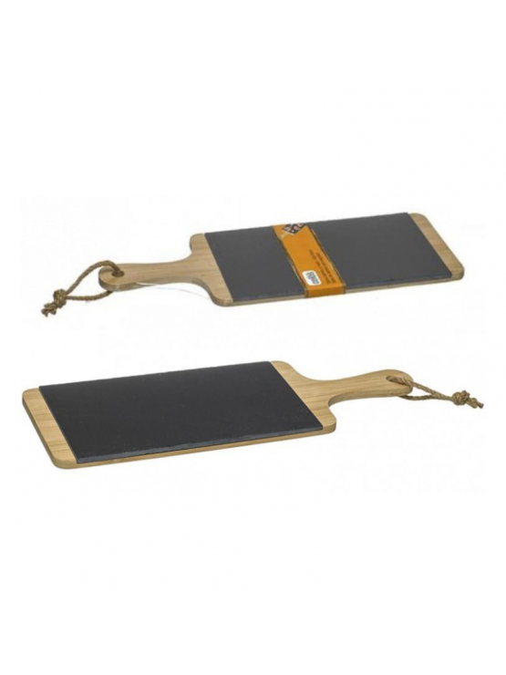 Tábua Bambu C/Xisto - 42x15cm