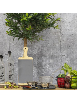 Tábua Bambu C/Xisto - 42x15cm