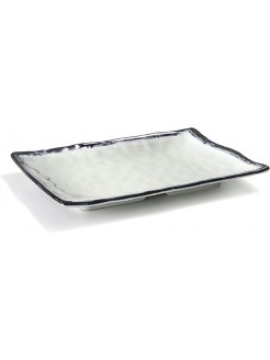 Travessa Retangular Ondulada Melamina 35cm - Lacor | SEA 